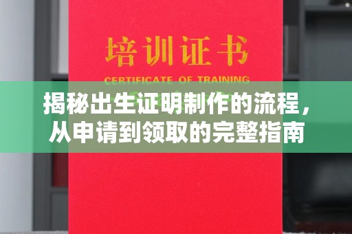 布拖揭秘出生证明制作的流程，从申请到领取的完整指南