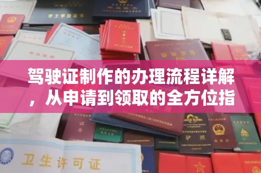布拖驾驶证制作的办理流程详解，从申请到领取的全方位指南