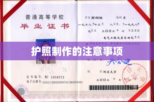 布拖护照制作的注意事项